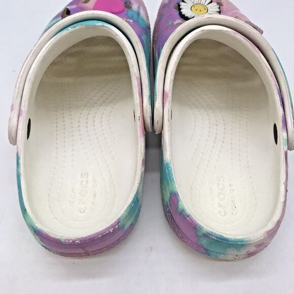 Crocs Iconic Comfort Clogs Unisex Childs C 13 Pastel Waterproof Sandals Jibbitz - Picture 11 of 11